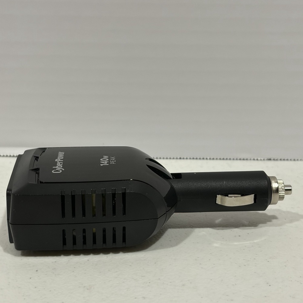 CyberPower 140W Car Power Inverter 12V DC to 120V AC Model M140BUC - Picture 6 of 7